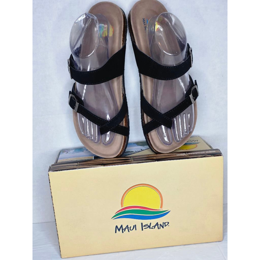 Maui Island Footbed Sandals – Black | Women’s Size 10M - Picture 6 of 6